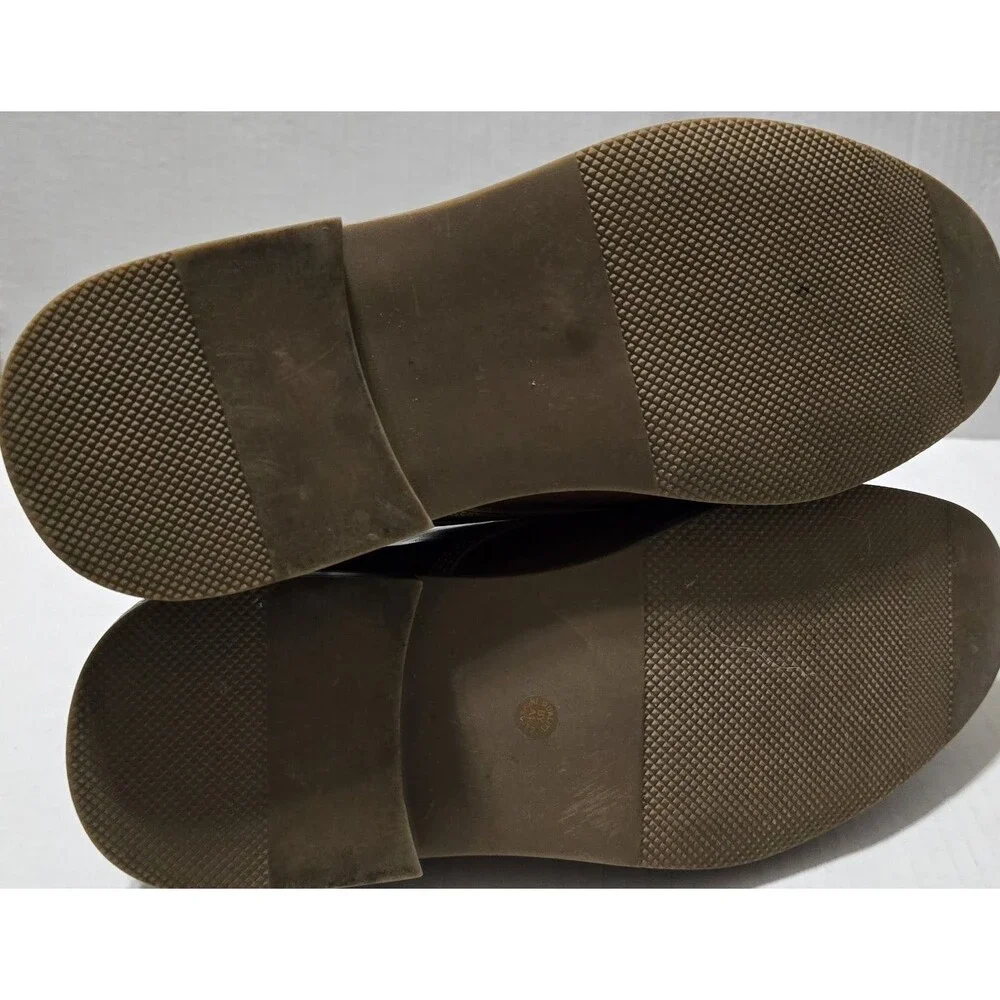 St. John's Bay Men's Brown Chukka Boots 8.5M Leather Memory Foam Dry+Cool